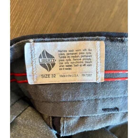 Vintage Men’s Liberty Navy Work Trousers Size 32 - Picture 6 of 9